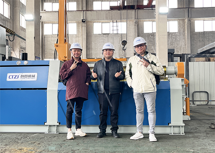 菲律宾客户莅临米兰官方版网站登录入口-米兰online(中国)
考察——全自动四辊卷板机