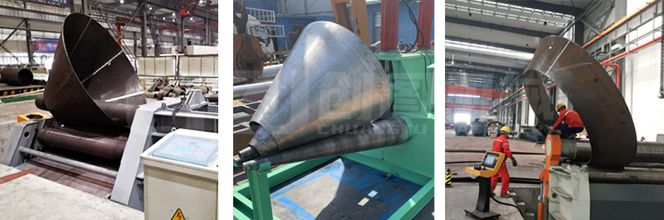 卷锥卷板机案例图